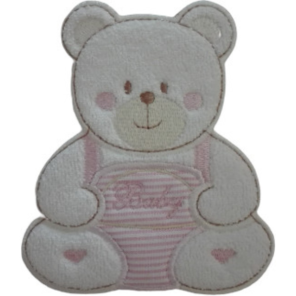 Disegni Termoadesivi - Orso Baby Piccolo - Rosa